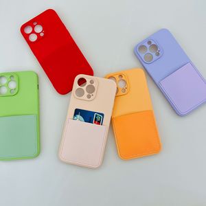 Per <span class=keywords><strong>iPhone</strong></span> 15 <span class=keywords><strong>Pro</strong></span> Max custodia con porta carte in Silicone morbido liquido di credito custodia antiurto per <span class=keywords><strong>iPhone</strong></span> 15 <span class=keywords><strong>Pro</strong></span> Max custodia a <span class=keywords><strong>portafoglio</strong></span> - Product Image 6