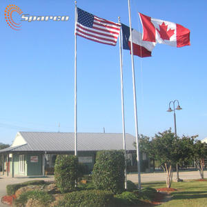 Электрический алюминиевый флагшток на заказ, 27 м, 90 футов, автоматический флагшток из нержавеющей стали - Product Image 2