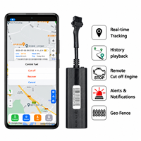 Mini traceur GPS pour moto avec détection ACC, alarme de mouvement, lecture de l'historique, coupure à distance et plateforme de suivi mobile gratuite