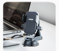 Nouveau support de téléphone pour voiture, design à ventouse adhésive, pliable, rotatif, résistant à la chaleur, pour console centrale, tableau de bord, modèle K04