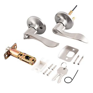 2025 Trung Quốc Kẽm Hợp Kim Cửa Khóa Nhà Sản Xuất Của Riêng Tư Cửa Đòn Bẩy Xử Lý Hot Bán Trong Canada Mỹ Trong Nhà Khóa Xi Lanh - Product Image 3