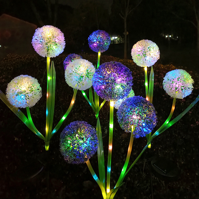 LED Solar Dandelion Decorative Floor Lamp