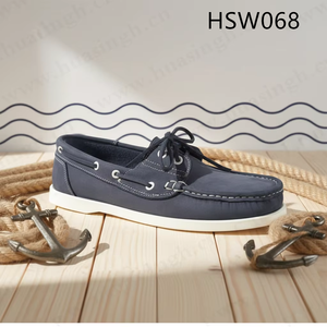 LXG, Chaussures mocassins en cuir nubuck <span class=keywords><strong>bleu</strong></span> foncé de qualité pour les vacances, semelle extérieure en caoutchouc antidérapante, chaussures décontractées délicates HSW068 - Product Image 2