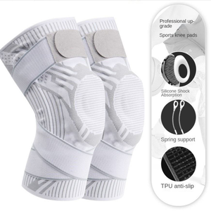 Nouvelle Genouillère de Soutien Professionnelle en Néoprène Élastique 2026 avec Sangles Réglables et Charnières pour l'Entraînement - Product Image 1