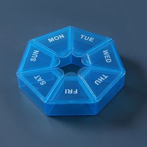 2024 Hot Sale <b>Small</b> Plastic Portable <b>Storage</b> Cases Pocket Medication Plastic Pill <b>Boxes</b> Travel Pill Case Mini Medicine Case - Product Image 6
