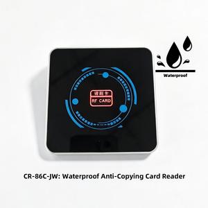 Encrypted Anti-copy CPU IC <b>Card</b> Wiegand Reader 13.56MHz IC RFID W26 W34 Waterproof Thin Aluminum <b>Access</b> <b>Control</b> <b>Card</b> Reader - Product Image 1
