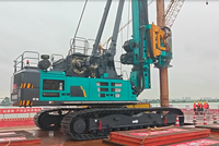 Foreuse rotative SWDM550H2 écologique portable avec pompe de boîte de vitesses et roulement, profondeur maximale 135 m