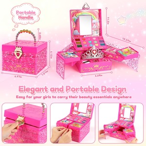 Kit <span class=keywords><strong>de</strong></span> <span class=keywords><strong>maquillage</strong></span> EPT Princess, ensemble complet <span class=keywords><strong>en</strong></span> plastique, fabrication <span class=keywords><strong>de</strong></span> bracelets <span class=keywords><strong>en</strong></span> perles DIY, jeu <span class=keywords><strong>de</strong></span> cosmétiques, jouet pour filles, enfants - Product Image 4