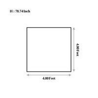 Tente de camping CAMPTOWN Privacy Shelter Insta Set avec poteaux en fibre de verre, revêtement UV argenté, quatre saisons, automatique, imperméable 3000 mm