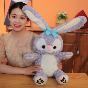 Sac à dos mignon lapin violet poupée Stellalou jouets à pousser avec remplissage en coton PP cadeau d'anniversaire de fille Stella <span class=keywords><strong>Lou</strong></span> lapin en peluche - Product Image 4