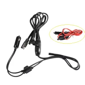 2 Pin SAE Connector To Car Cigarette Adapter Waterproof Battery Cable With Fuse Holder For Motorcycle