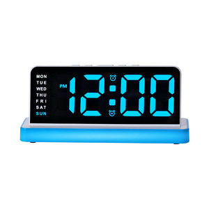 Reloj <span class=keywords><strong>Despertador</strong></span> de Color Caramelo Personalizado de Fábrica, Pantalla Grande, Luz Nocturna, Reloj Simple Multifuncional para Niños - Product Image 5