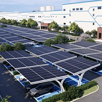 Systèmes de carport solaires, y compris les carports solaires en acier et les parkings solaires, adaptés aux projets EPC de parkings commerciaux