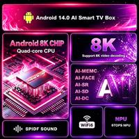 Boîtier IPTV Android, boîte TV intelligente, prend en charge le lecteur IPTV, décodeur OTT