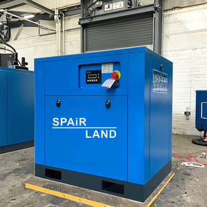 Compressore d'aria rotativo a vite elettrico raffreddato ad aria, senza olio, con motore a magneti permanenti da 50HP (37KW), personalizzabile - Product Image 3