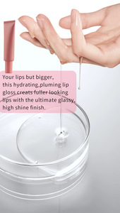 Aceite Labial Humectante con Vitamina E, No Grasoso, 100% Natural, Manteca de Karité, Aceite Voluminizador de <span class=keywords><strong>Labios</strong></span>, Sérum Labial Aclarante - Product Image 3