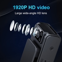 Cámara Inalámbrica Magnética Portátil con Batería, Cámara Corporal HD 1080p con Grabación de Audio y Video M01