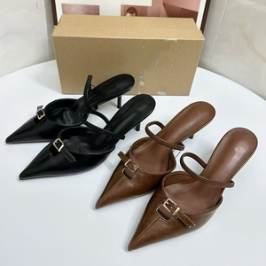 Sandalias de tacón alto con diseño abierto y boca de pez para mujer, sexy y a la moda, ideales para el trabajo, novedad de verano 2026 - Product Image 4