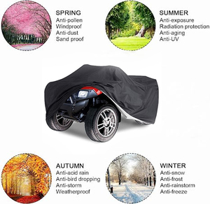 Vendita calda impermeabile antivento ATV 4 ruote copertura per tutte le stagioni all'aperto resistente ai raggi UV ATV copre universale - Product Image 4
