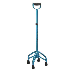 Bastón de Aluminio de Cuatro Patas, Altura Ajustable, Antideslizante, Ayuda para Caminar para Personas Mayores, Soporte para Recuperación de Accidentes Cerebrovasculares - Product Image 5