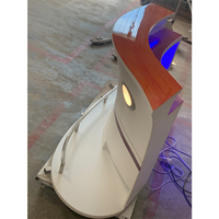 Petits Bars en bois avec Led, de taille et couleurs, personnalisés, en forme de bateau, avec éclairage numérique