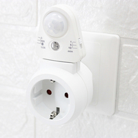 Fournisseur chinois, vente en gros directe en Europe, prise 10A 230V, détecteur de mouvement PIR, infrarouge pyroélectrique, angle de détection 90°, 180°