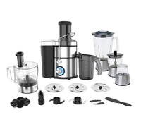 Cafulong-procesador de alimentos multifunción, exprimidor, licuadora, picadora de carne, todo en 1, electrodomésticos