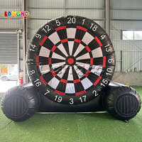 Cible de tir gonflable pas chère pour le carnaval : jeu de football et de fléchettes