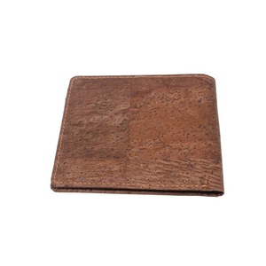 Boshiho Eco-friendly Natural Customized logo <b>RFID</b> <b>Blocking</b> Slim Card Holder Bifold Vegan Cork <b>Wallet</b> for Men - Product Image 6