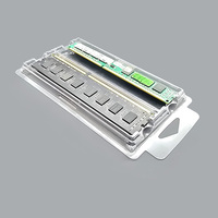 Emballage en blister à clapet en plastique prêt à l'emploi pour disque SSD, adapté à la RAM DDR4 DDR5, clapet antistatique pour emballage de RAM