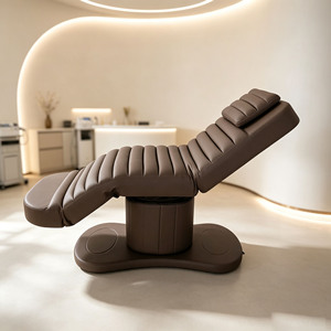 Brown <b>Electric</b> Massage Table PU Leather Beauty Bed Adjustable Salon Spa Tattoo <b>Chair</b> - Product Image 3