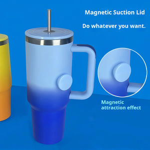 <span class=keywords><strong>Tasse</strong></span> à paille moderne entièrement automatique en acier inoxydable 20Oz/30Oz/40Oz Thermos pour thé au lait bière glacée café pour cadeaux - Product Image 3