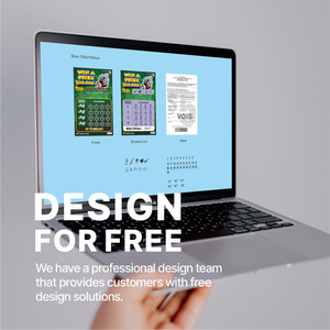 ZhongDao Druckservice für Rubbelkarten-Designvorlagen, Software für Geschäfts-Einlösesysteme, Betrugsschutz-Druckservice - Product Image 6