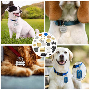 Porta AirTag JinRuiXiang in alluminio per collari per animali domestici-etichette di identificazione per animali domestici incise leggere con codice QR impermeabile - Product Image 3