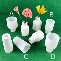 DM539 Pot de fleur de plante de ciment en béton résine époxy moule en silicone porte-stylo boîte de rangement moule de Pot pour résine