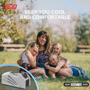 Climatisation portable DC AC <span class=keywords><strong>12v</strong></span> 24v 220v 2350 Btu silencieuse pour camping en plein air, tente <span class=keywords><strong>mobile</strong></span>, voiture, camion, camping-car - Product Image 6