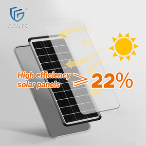 GCOTS Lampadaire Solaire Extérieur en Métal Étanche IP65 20W 30W 40W 50W avec Détecteur de Mouvement SL-AIO-QTZ SL-AIO - Product Image 4