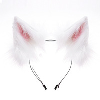 Ensemble de fourrure synthétique en gros, oreilles de chat et queue de loup renard, kit de gants à griffes pour adultes et enfants, pour Halloween, cosplay d'anime, fête