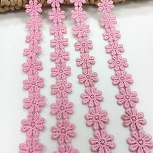 Encaje bordado floral en 3D, encaje soluble en agua de lujo para vestido de novia y vestido de noche - Product Image 3