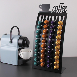 Offre Spéciale 40 pièces noir Couleur Fer Debout <span class=keywords><strong>Nespresso</strong></span> Porte-Capsule de Café - Product Image 4