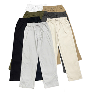 95% coton 5% Spandex taille élastique kakis Vietnam hommes pantalons 0.3 kg 30X30X2 cm production OEM/ODM vêtements pour hommes pantalons - Product Image 1