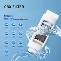 Pichet filtrant à eau électrique sans réservoir, purificateur d'eau pour toute la maison à 2 étapes, sans BPA, écologique pour hôtels et foyers