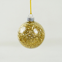 Ensemble de boules de Noël de haute qualité KINGRAY, fabriquées à la machine, entièrement colorées, scintillantes, iridescentes, remplies de paillettes, décoration d'arbre, neuves
