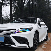 Ensemble de phares LED KGKB pour Toyota Camry 8ème génération LE SE XLE XSE XV70 2018-2024, mise à niveau style RGB, lentille de projecteur, Plug & Play