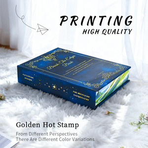 Golden Hot <b>Stamp</b> Art <b>Book</b> with Lamination Printing Custom Design Patterned Cover for Adult Art & Design Enthusiasts - Product Image 1