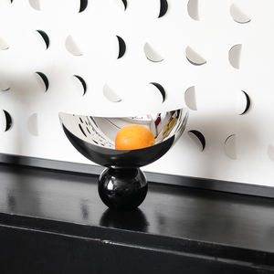 صفيحة كرة سوداء جديدة Yuanbao معدنية + مادة زجاجية راقة للمنزل - Product Image 4