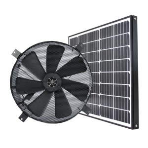 Montage mural panneau solaire alimenté grenier ventilateur <span class=keywords><strong>d</strong></span>'extraction Ventilation hybride <span class=keywords><strong>ferme</strong></span> avicole industrielle CVC outils de ventilation DC extracteur <span class=keywords><strong>d</strong></span>'air - Product Image 2