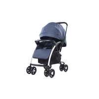 Poussette portable de luxe CHITUO CT-712ZG en acier inoxydable, capacité de charge 20 kg, pour bébé et enfant, vente en gros à prix réduit