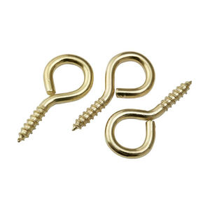 HERRAJES PARA COLGAR Y ENMARCAR, OJAS DE TORNILLO CHAPADAS EN LATÓN - Product Image 4