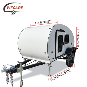 WECARE Nouvelle caravane de voyage légère, petite caravane de camping, meilleure petite caravane de camping avec salle de bain - Product Image 2
